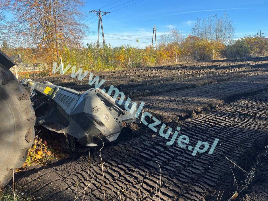 Rekultywacja Mulczer leśny wgłębny Karczowanie działek wycinka drzew
