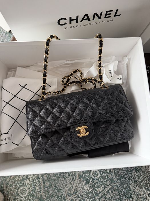 Torebka Chanel classic medium od ręki cudo