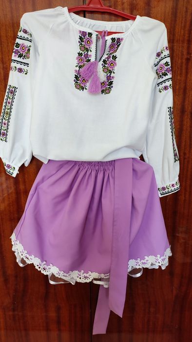 Костюм вишиванка для дівчинки 7-10 рочків