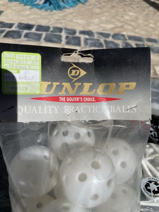 Bolas golf e tees