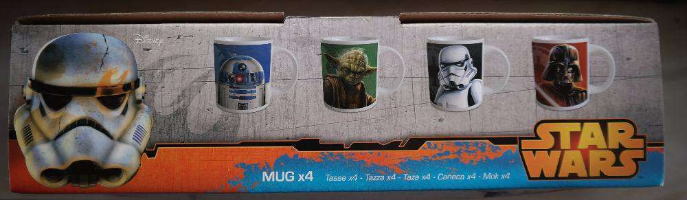 Conjunto de 4 canecas Star Wars