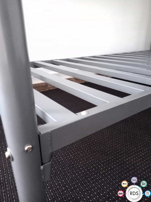 Łóżko pojedyncze Łóżka metalowe wymienne na piętrowe hostelowe 90x200