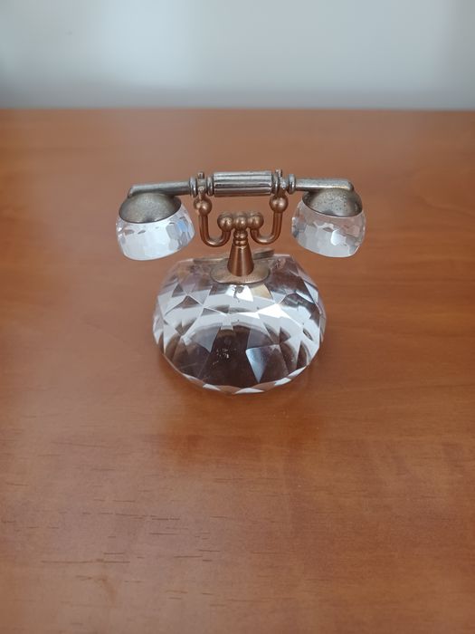 Relógio decorativo em cristal