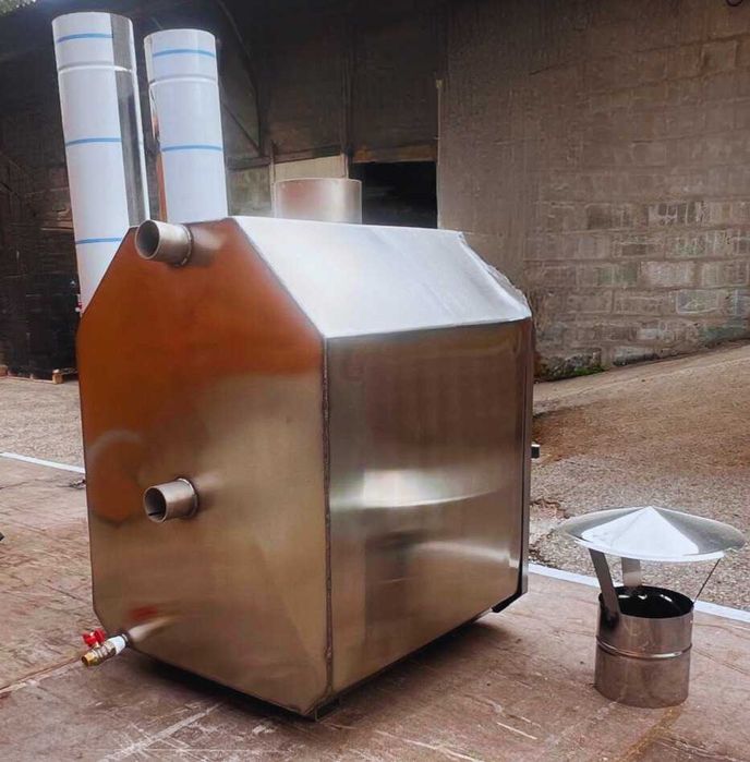 Piec do jacuzzi ze stali nierdzewnej