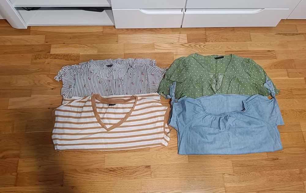 Koszule koszulki t-shirty  zestaw L