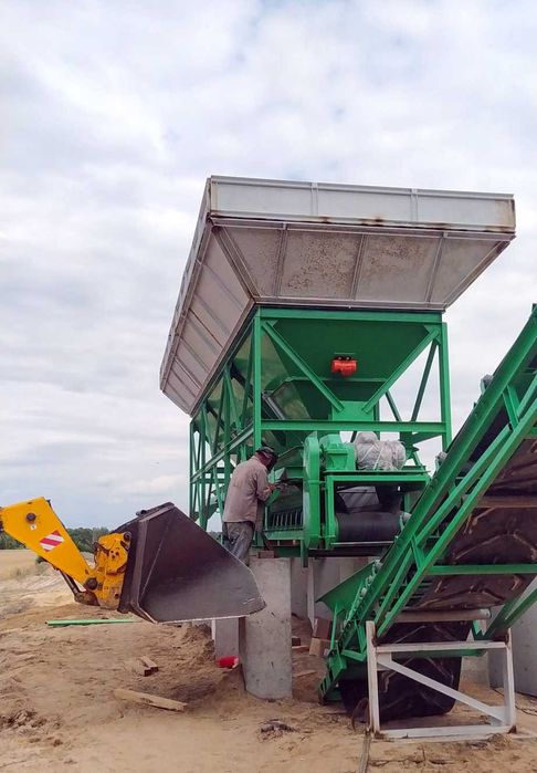 Ленточный конвейер подачи инертных, бетонный завод, транспортер НОВЫЙ