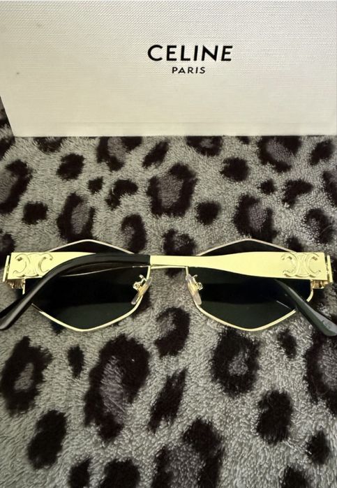 Okulary jak Celine romby