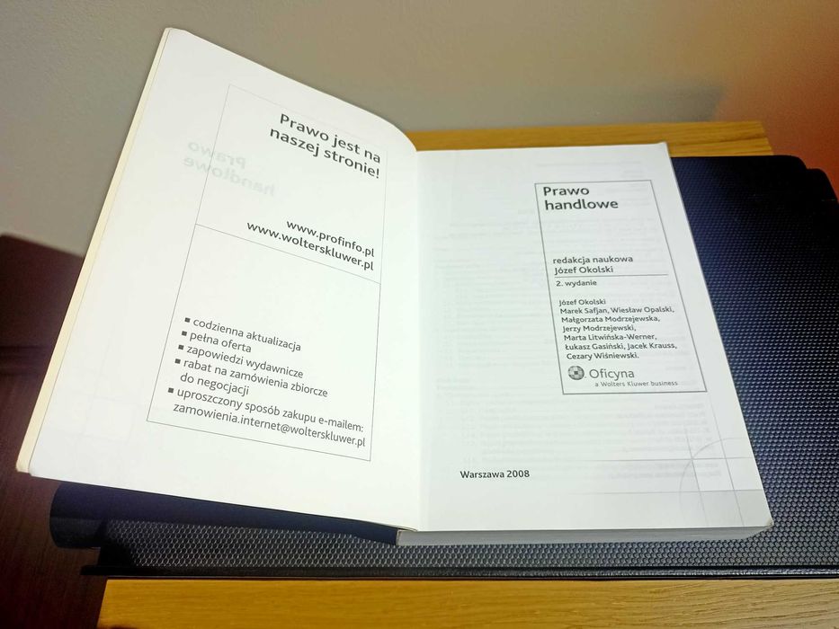 Prawo Handlowe J. Okolski