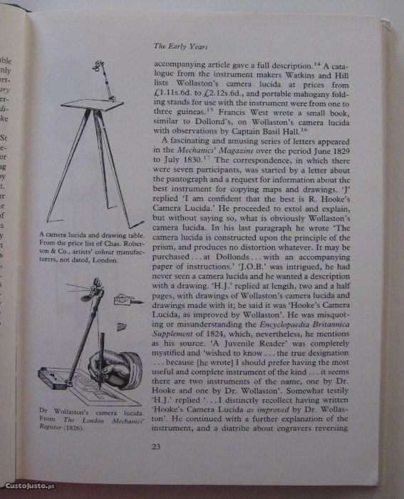 Desenho - Ciência - The CAMERA LUCIDA, in art and science