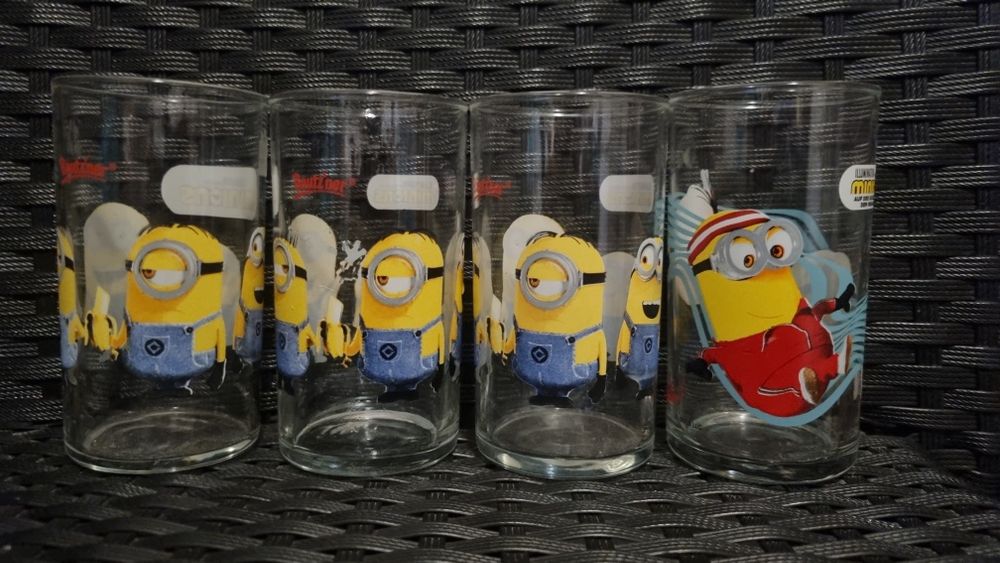 Szklanki Minionki bautzner unikat