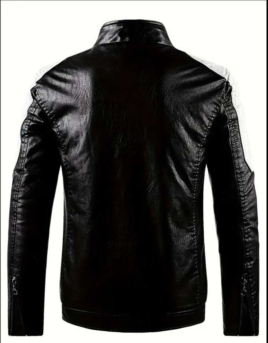 Casaco Mota em couro Sintetico