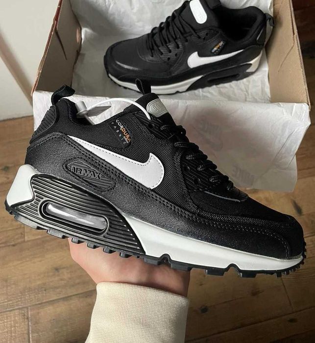 !!WOW!! Nike Air Max 90 Surplus Black White 36 37 38 39 40 41 42 43 44