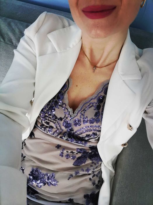 Sukienka 38 elegancka Komunia wesele