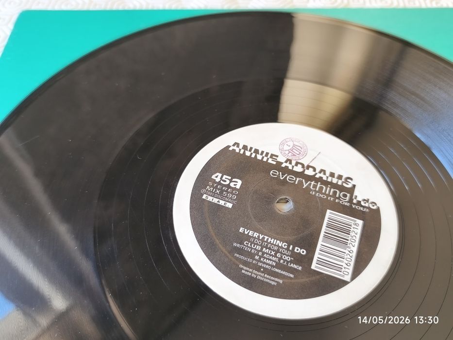 Annie Addams - Everything I Do (I Do It For You) 12" Vinil