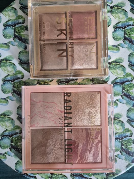 Eveline celebriry skin Essence radiant light paleta do konturowania