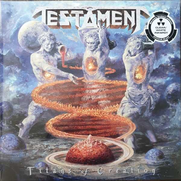 Testament - Titans Of Creation 2xLP - Clear/White Inkspot limit 500szt