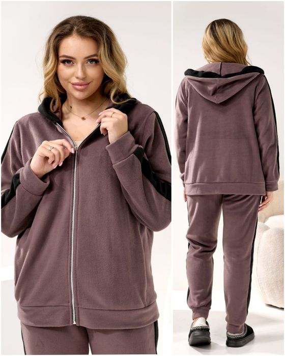 Костюм жіночий флісовий, теплий, Батал‼️роздріб та ОПТ‼️