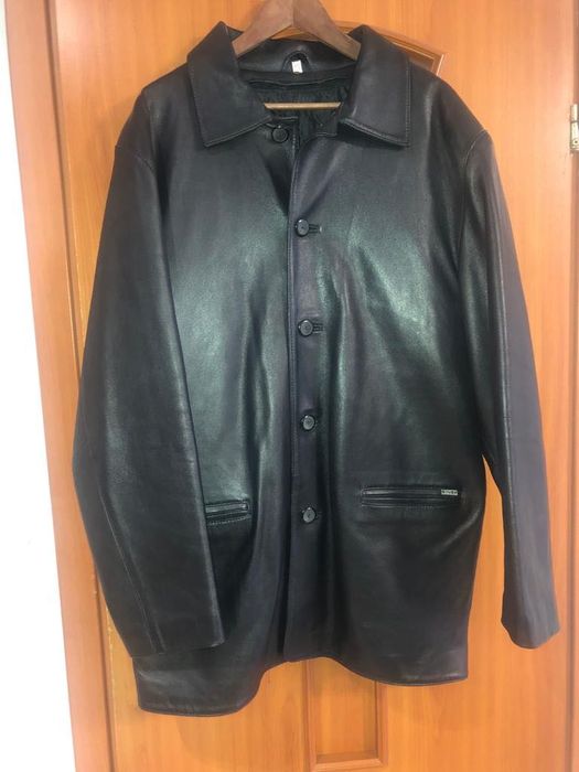 Męska kurtka skórzana XXL