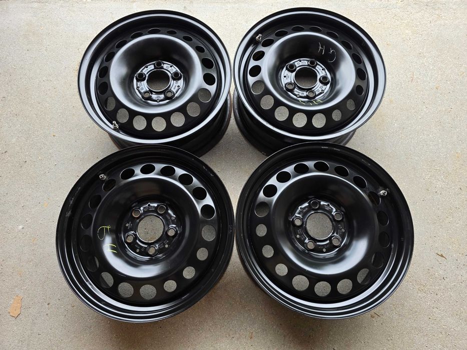 [1641] 4x Felgi stalowe 16 cali 5x112 ET44 6,5Jx16H2 Mercedes + czujniki ciśnienia Gratis