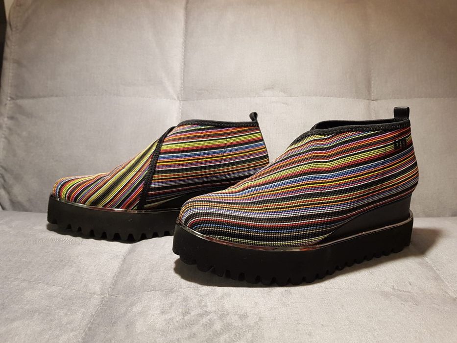 Kolorowe buty na koturnie United Nude r. 41