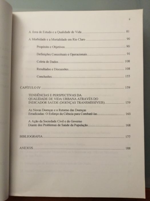 Análise da Qualidade de vida urbana através do indicador saúde