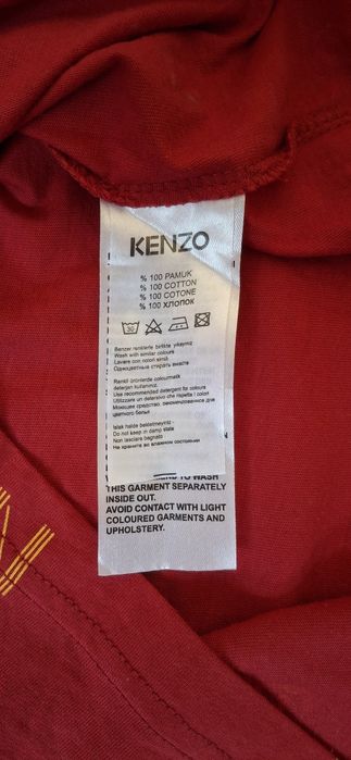 Мужская футболка Kenzo в отличном состоянии. — zdjęcie 4
