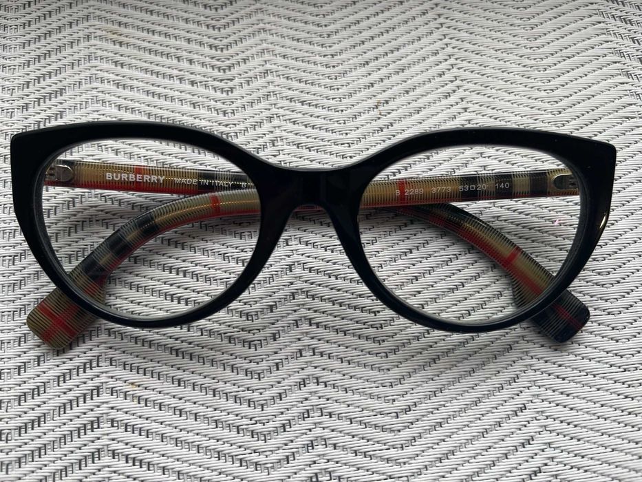 Okulary / oprawki - damskie Burberry jak nowe czarne