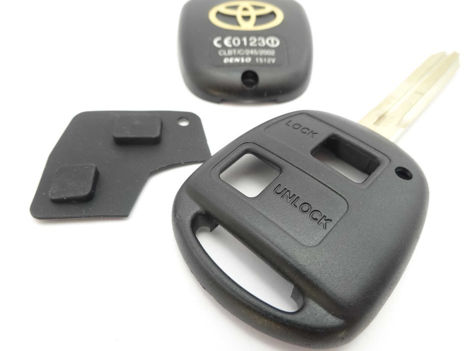 Kolekcja konfiguracja 2 przyciski kluczyk do Toyota logo