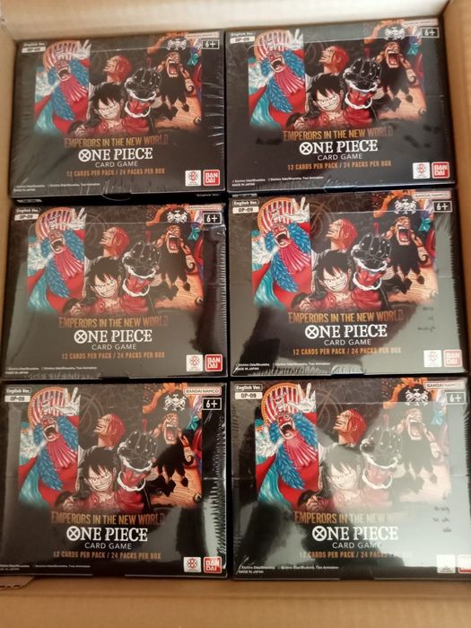 One Piece TCG emperors of the new world op09 box