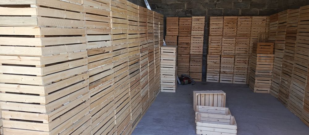 Skrzynka uniwersalna jedynka drewniana no owoce warzywa