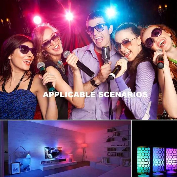 Lampada Inteligente LED  10W RGB, 16 opções de cores regulável CASA