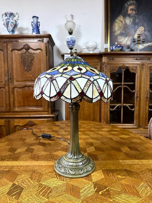 Настільна лампа в стилі Тіффані світильник 7306