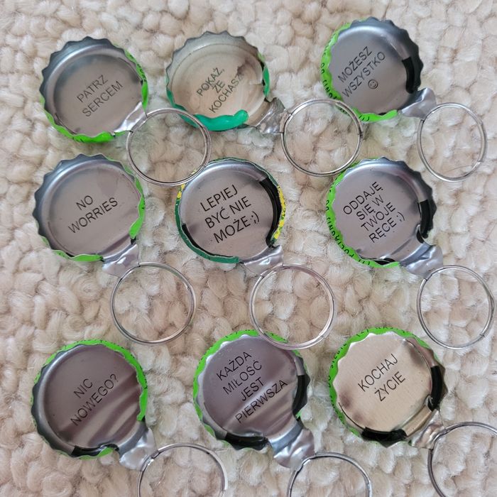 Kapsle Tymbark  różne napisy