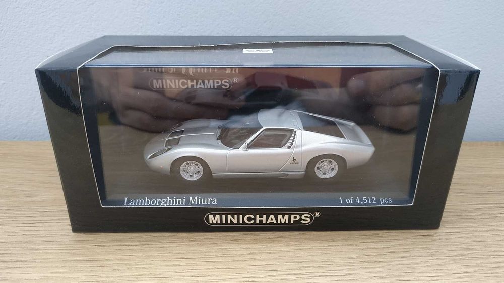 Lamborghini Miura 1966 silver (Minichamps) 1/43 1:43