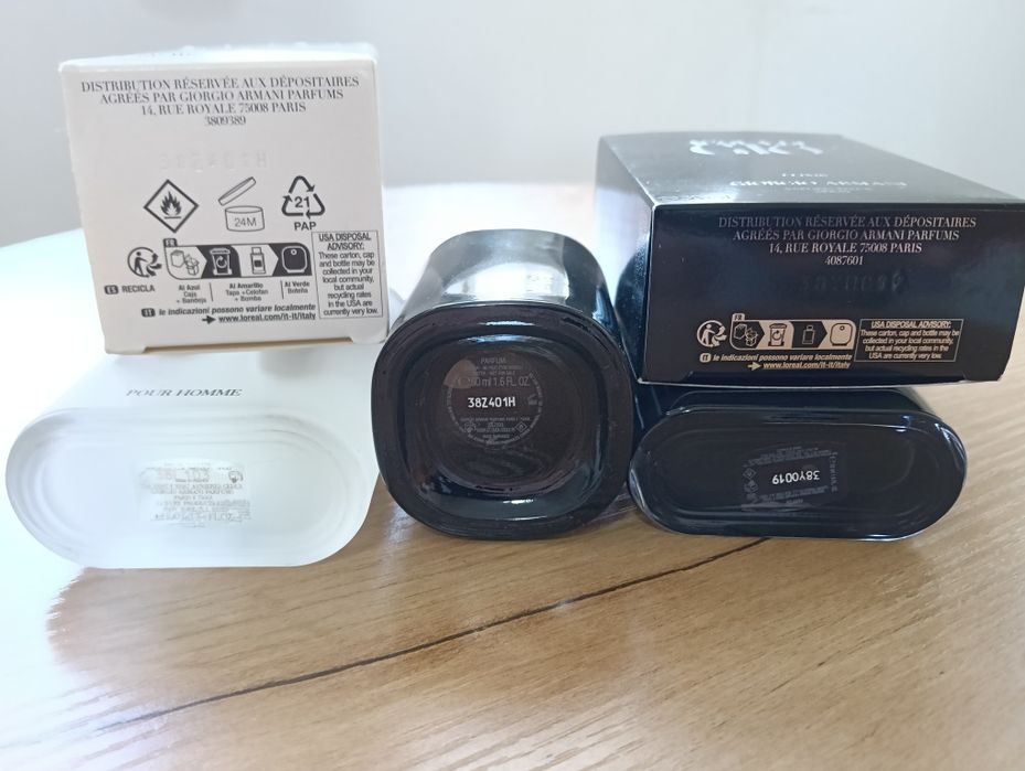 Zestaw Armani Acqua Di Gio EDT 100ml stara szata 2014+Aqua di Gio Elixir 50ml+Armani Code  Elixir 50+zestaw Code 50+10ml eau de toilette