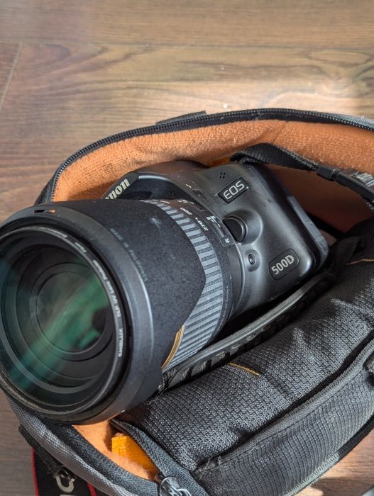 Canon EOS 500D + Мегазум Tamron 18-270 + Штатив Velbon