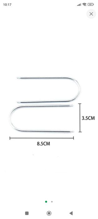 Ключи для снятия магнитолы Fiat Alfa Romeo комплект 2 шт