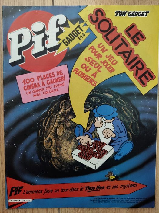 Оригінальний журнал коміксів PIF (ПІФ) французькою мовою.