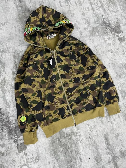 Bape zip-hoodie.Бапе