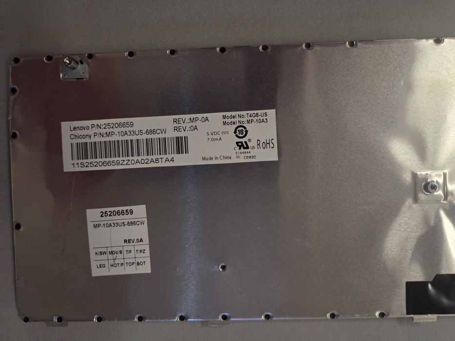 Sprzedam orginalną klawiaturę do laptopa Lenovo G585 l