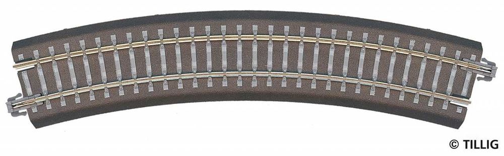 Tillig - B-Tor łuk R11 R310mm 30st - szary - TT 1:120 - 1 szt.