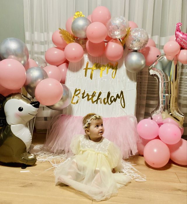 Мукня хмаринка на дівчинку