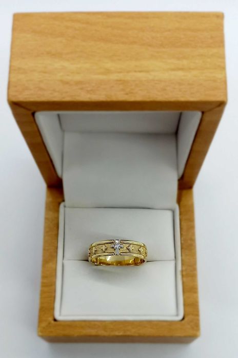 Złoty różaniec, cyrkonia, p.585, r.17