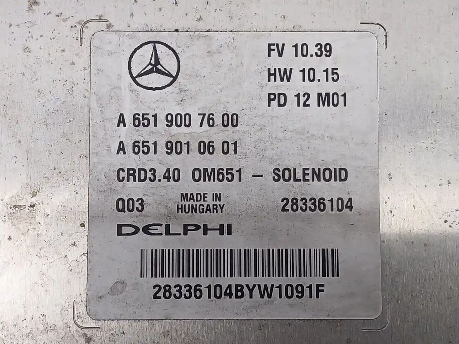 Centralina De Motor Uce A6519007600 A6519010601 28336104