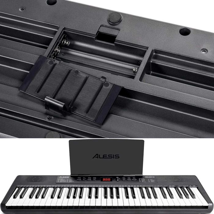 Teclado Piano Orgão Eletrónico 61 Teclas C/ Suporte Banco Auscultador