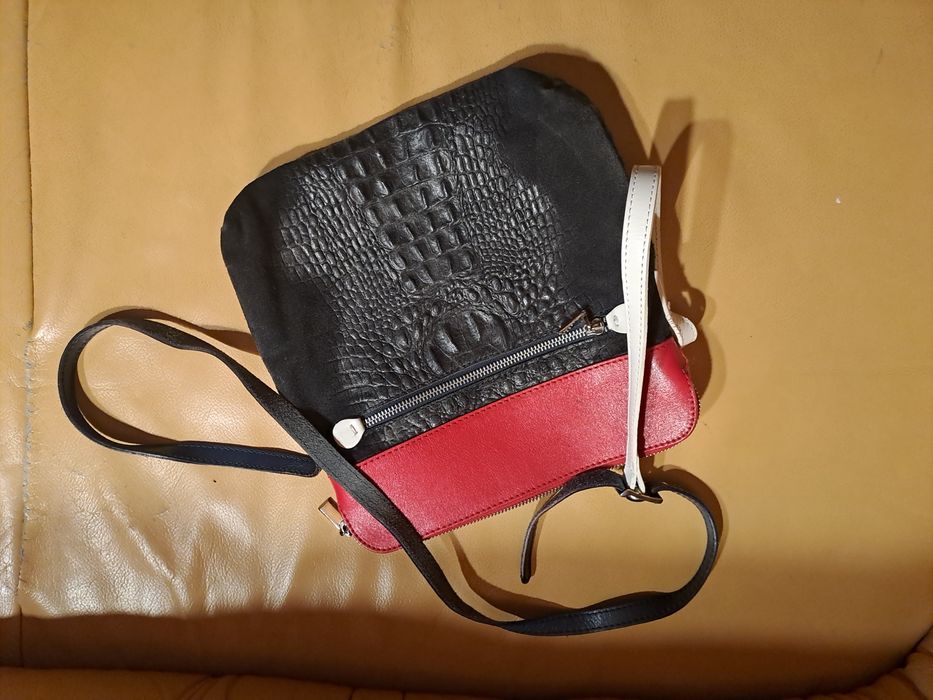 Włoska torebka skórzana marki Vera Pelle