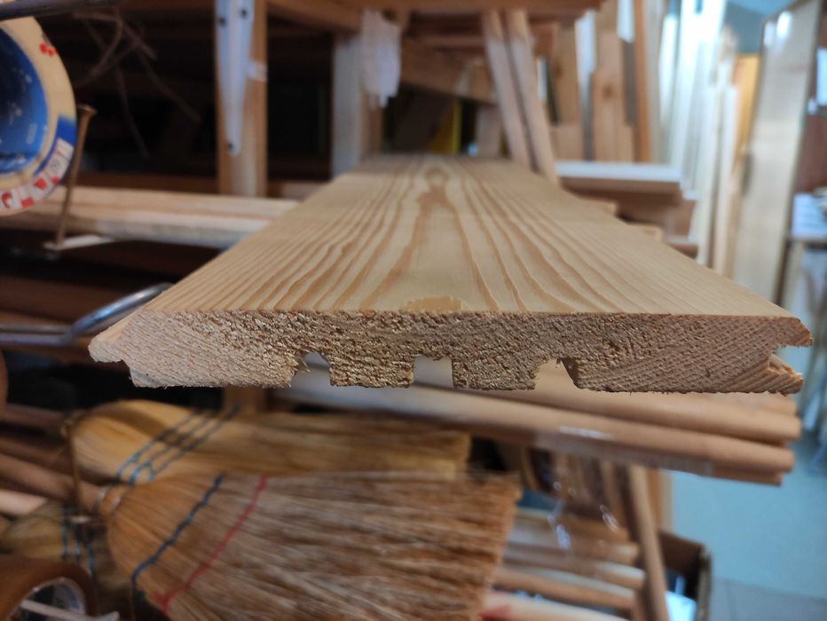 Deska elewacyjna, boazeria podbitka, Kantówki, deski sztachety