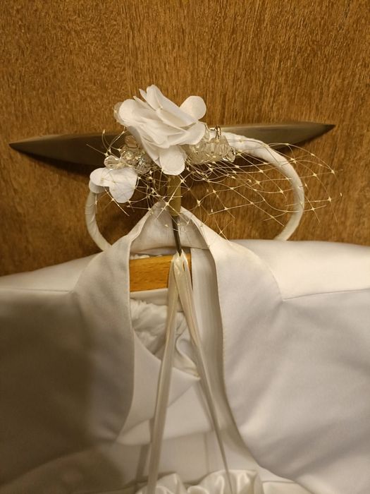 Sukienka do komunii + bolerko i torebka