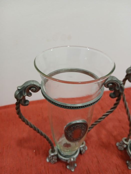 Par de Vasos Decorativos