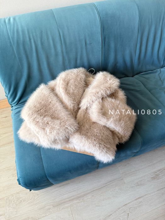 Шуба Zara, шуба Зара, Шуба жіноча світла, шуба еко-хутро